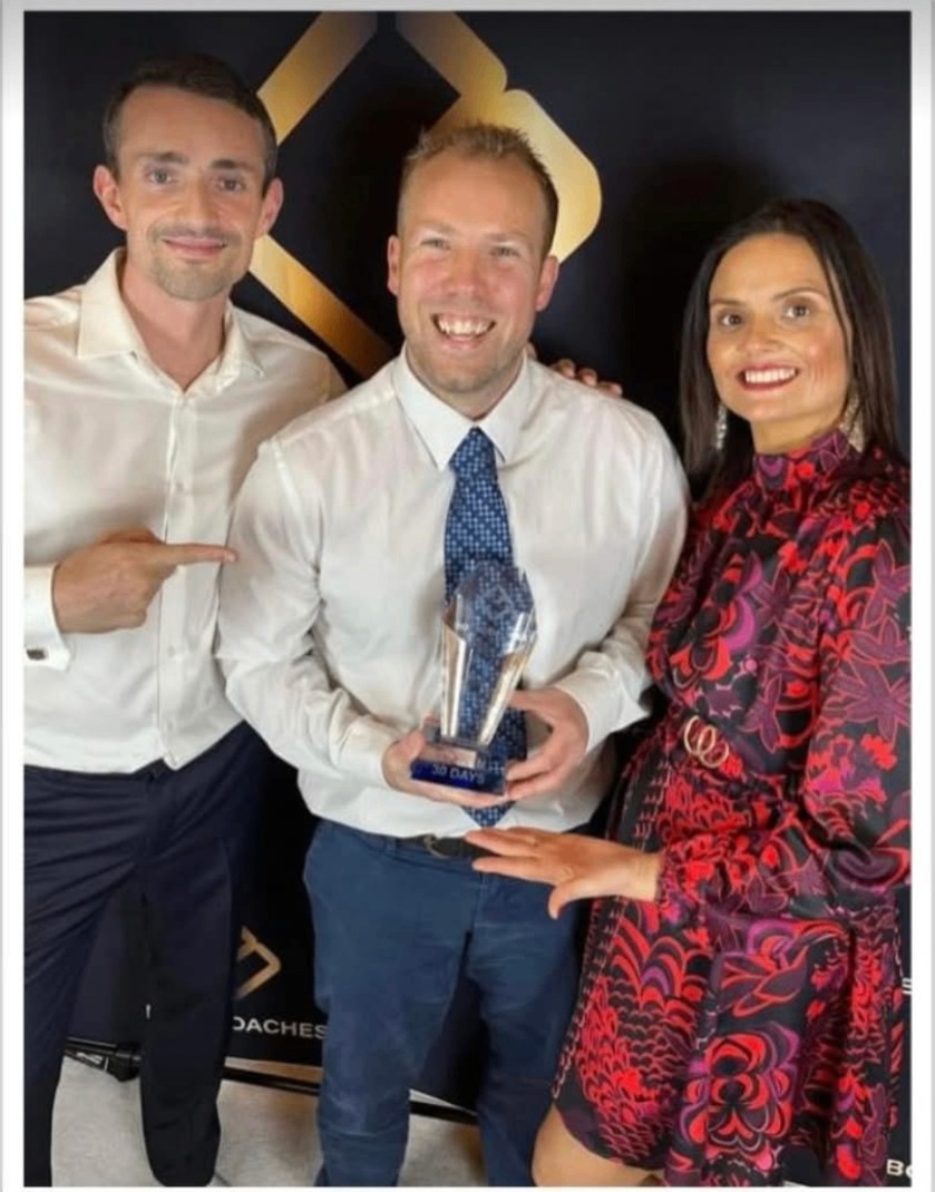 Tom in Essex with their £10k in 30 Days Award