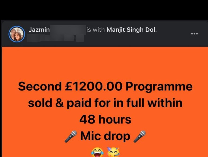 Jazmin: Second £1,200 programme sold in 48 hours