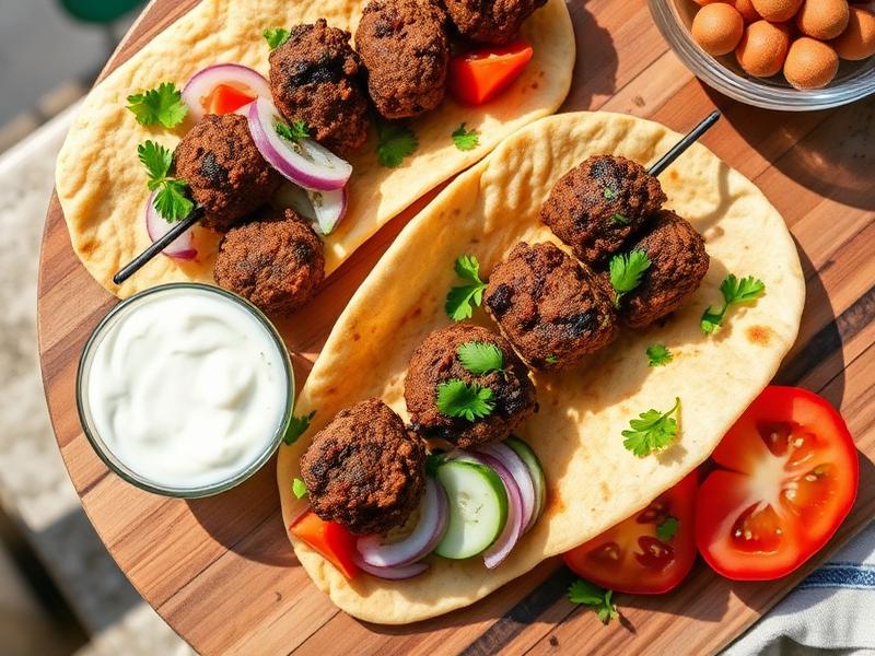Beef Kofta Flatbreads