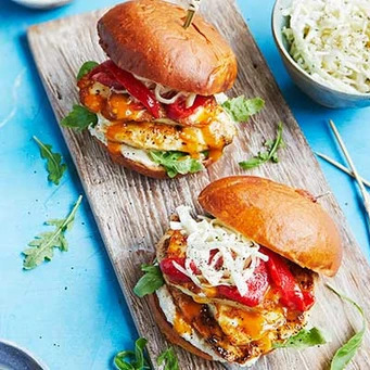 Halloumi and Hummus Wrap