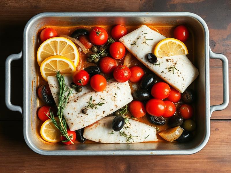 Mediterranean Cod Traybake