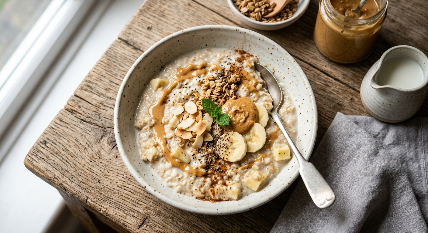 Peanut Butter Banana Porridge