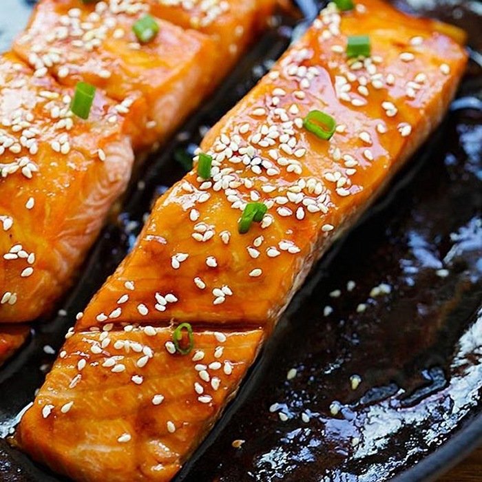 Teriyaki Salmon Noodle Bowl