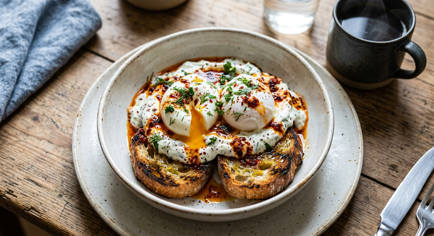 Turkish Eggs on Toast